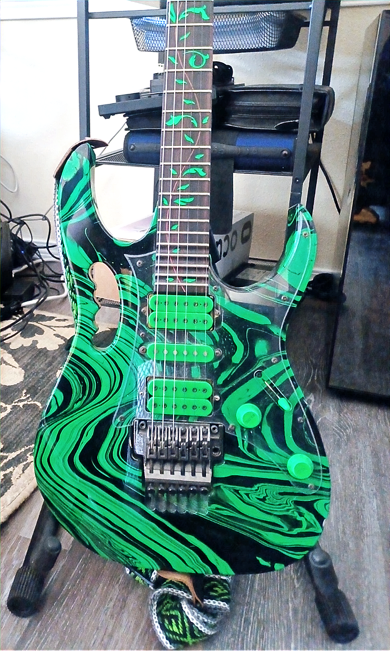 Guitar in the Funky Rustic studio