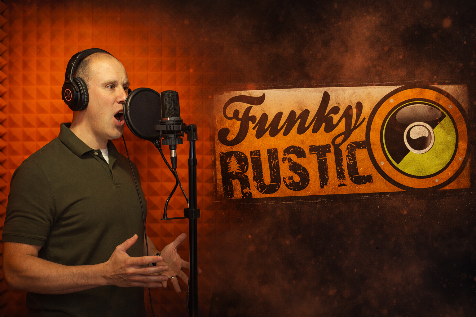 Funky Rustic brand montage